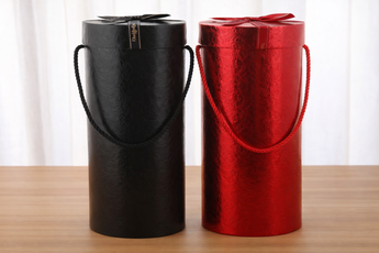 Coffret Cadeau Cylindrique Premium pour Bouteille