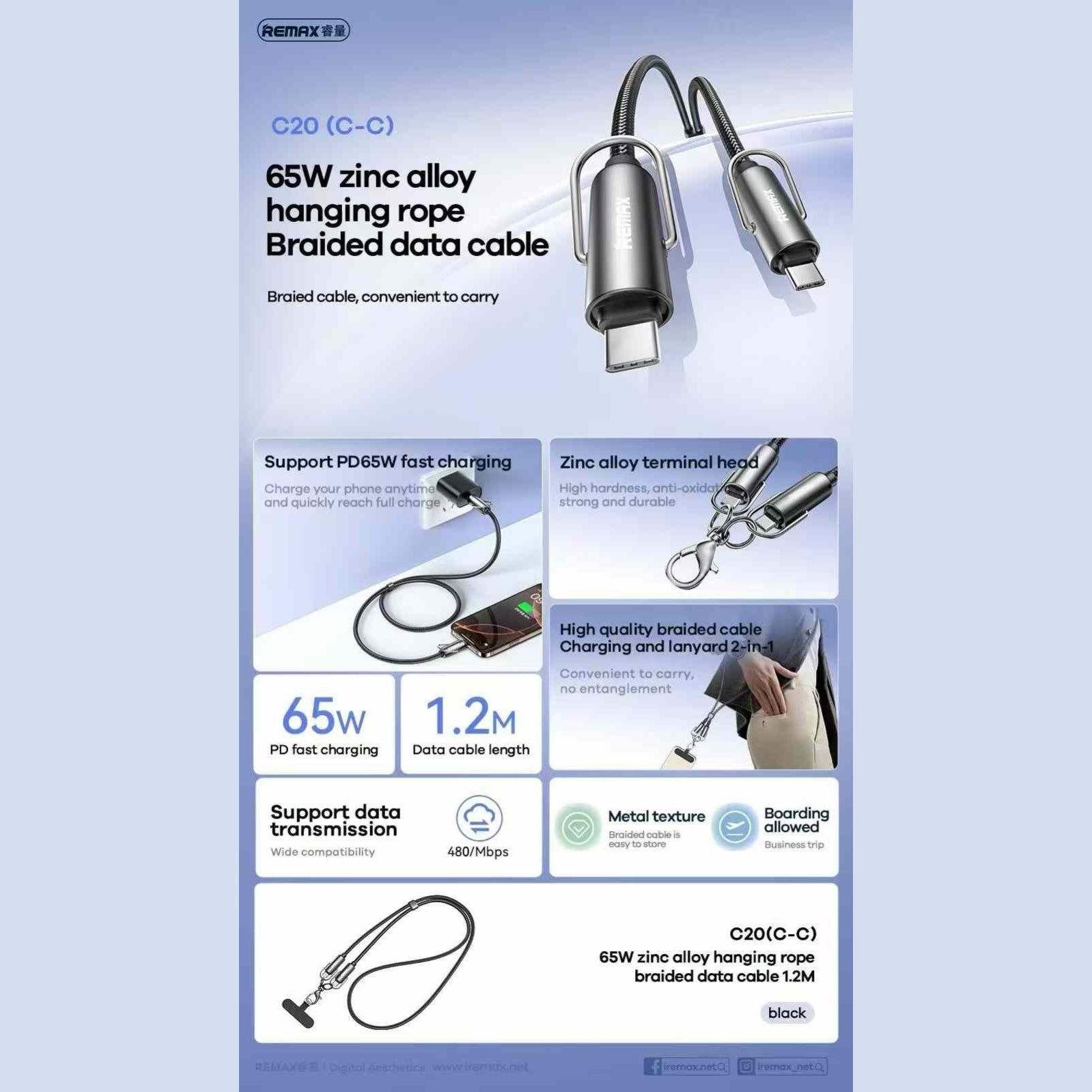 Câble C19 - 30W et C20 - 65W