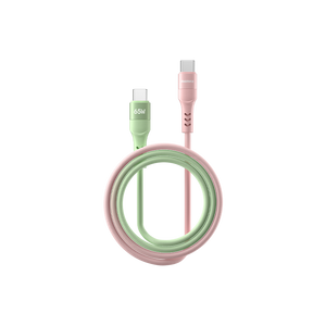 Câble tressé USB-C 30W / 65W – Couleur Vert