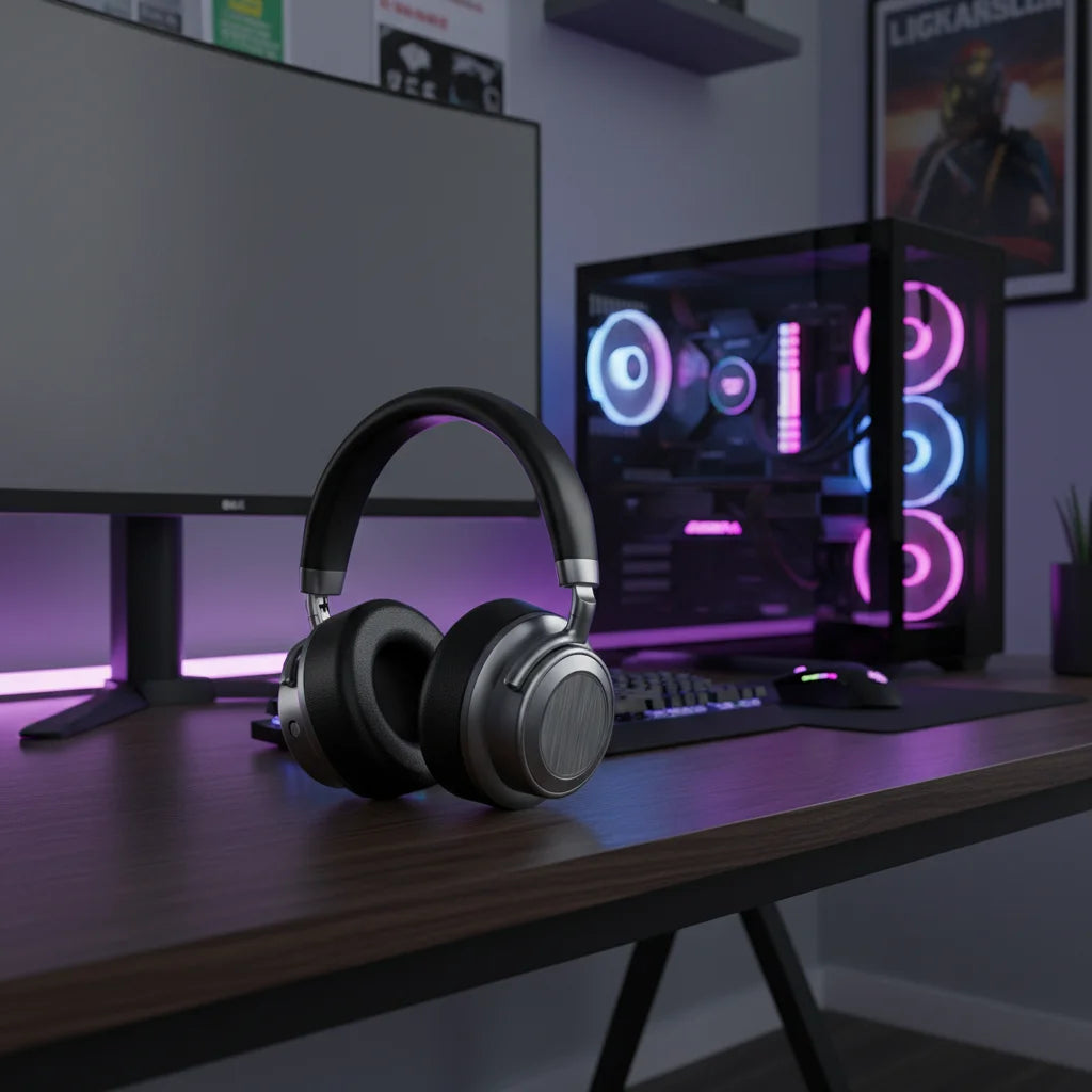 Casque Remax RB-980HB dans un espace de travail