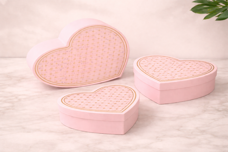 Coffret cadeau cœur classique – 3 tailles