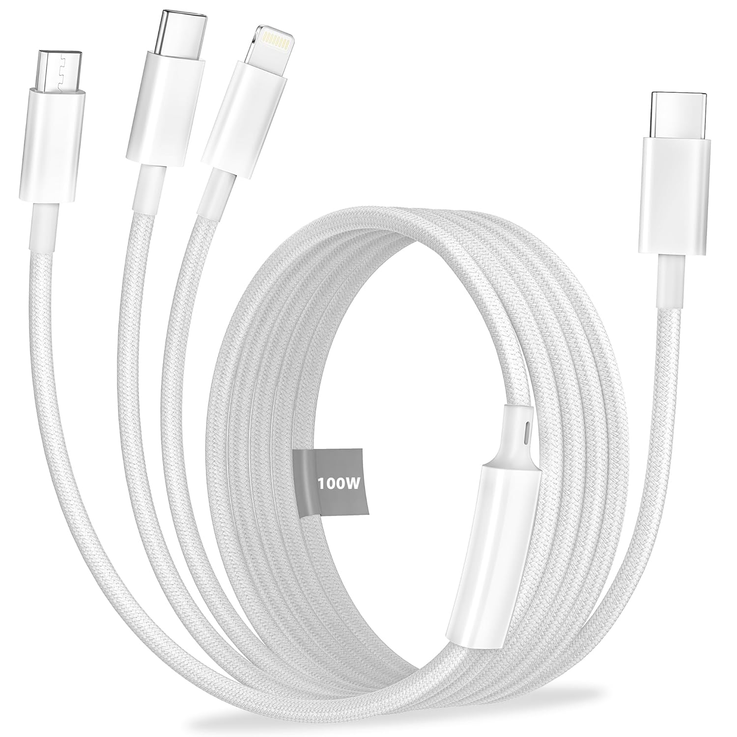3-in-1-kabel met meerdere aansluitingen