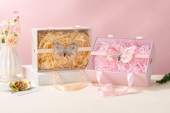 Transparent Gift Box with Butterfly Ribbon – Premium Display Packaging