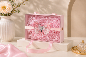 Transparent Gift Box with Butterfly Ribbon – Premium Display Packaging