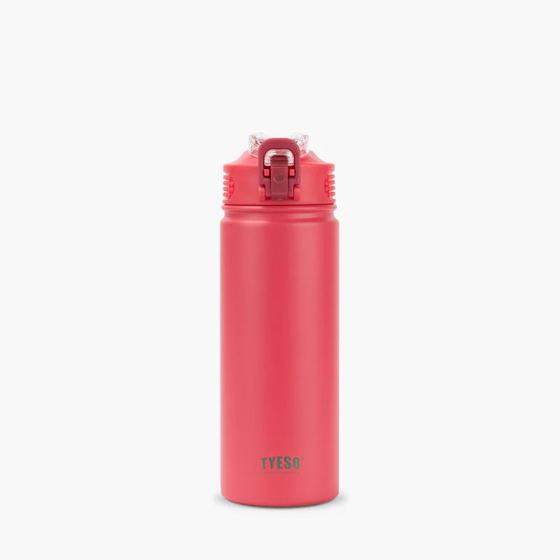 💦 Tyeso 318 Gourde avec paille – Gourde sportive en acier inoxydable avec paille