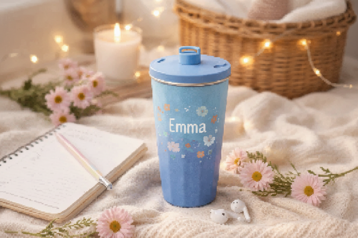 Gourde FLAIR 2.0 avec paille rétractable