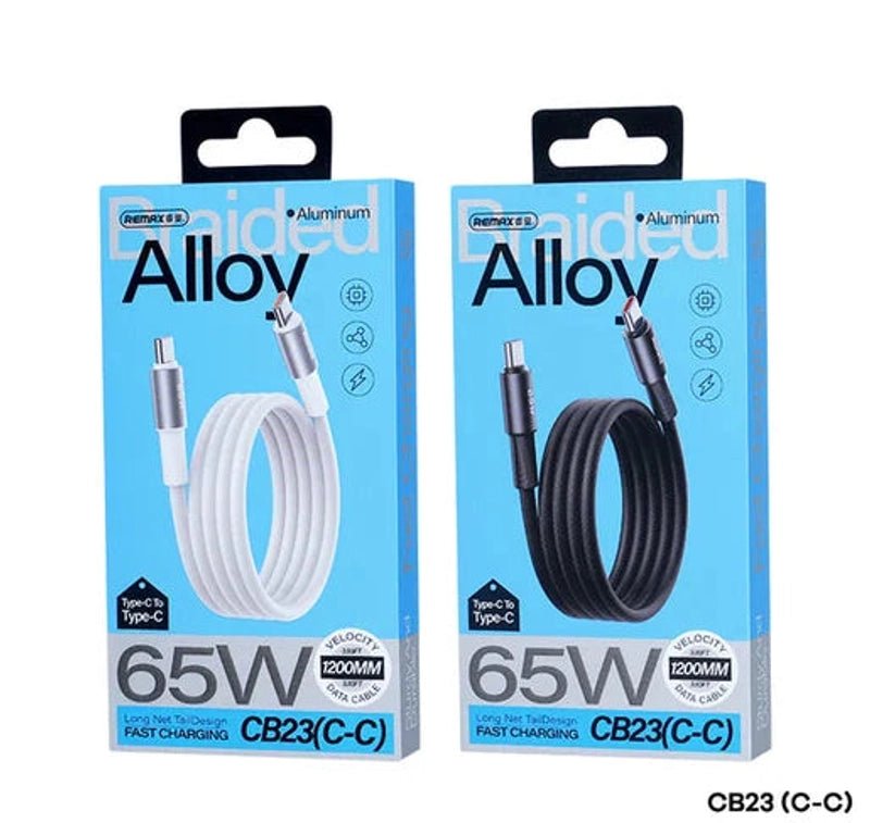 Câble Remax CB23 – USB-A vers USB-C 66W / USB-C vers USB-C 65W