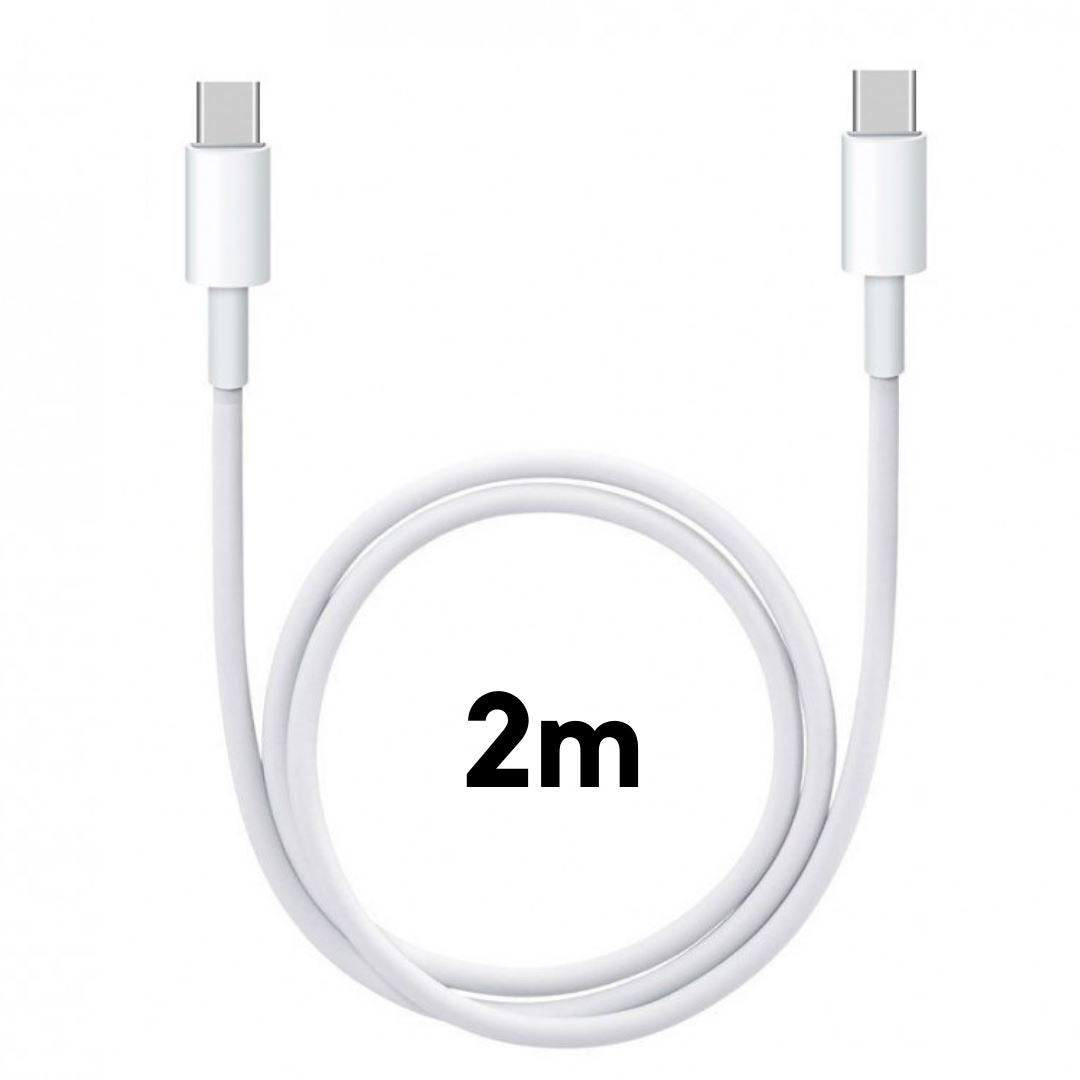 Câble USB-C vers USB-C 2M Blanc