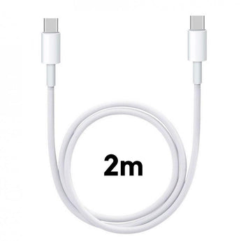 Câble USB-C vers USB-C 2M Blanc.