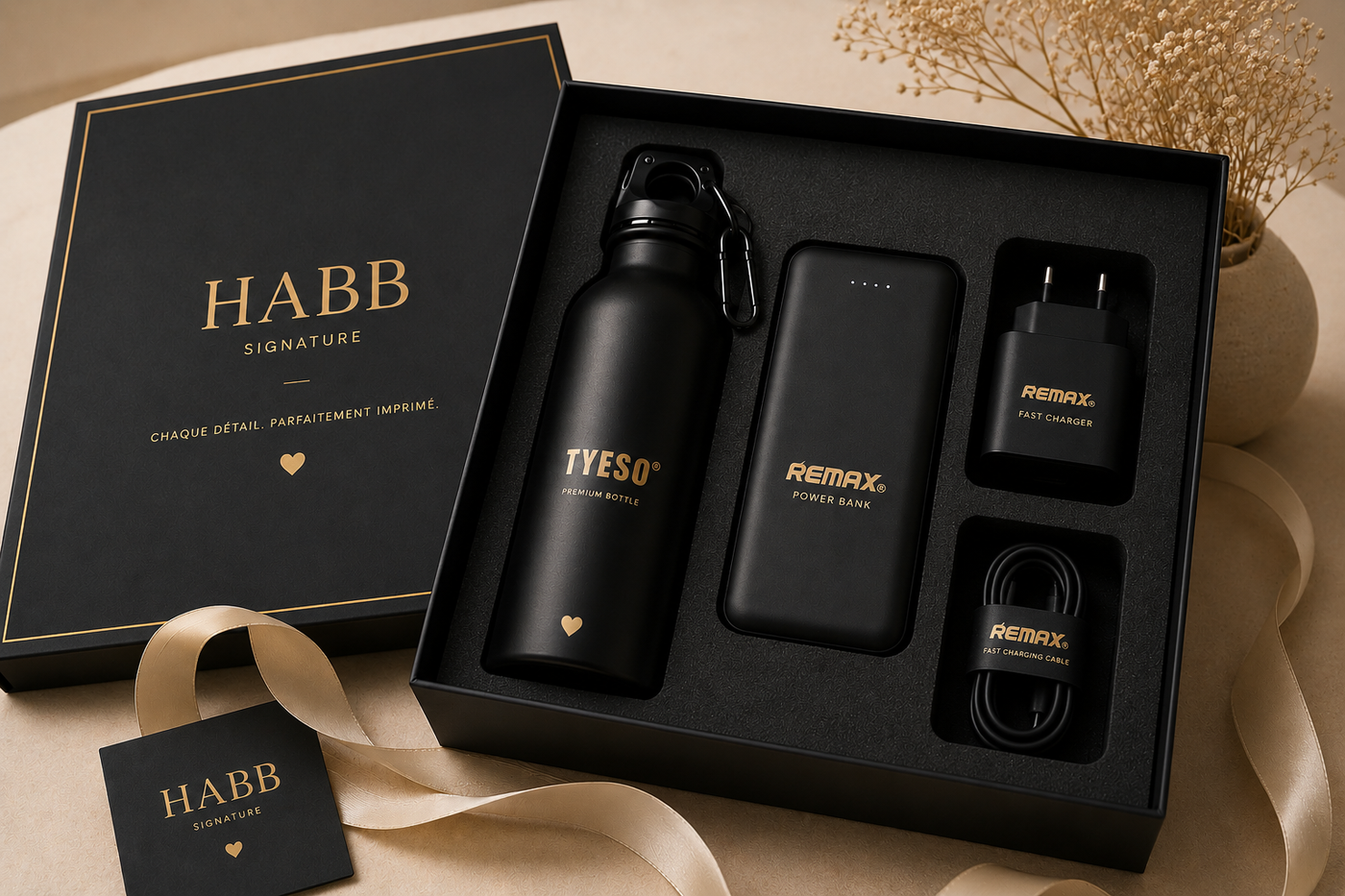 Composer coffret cadeau personnalisé HABB