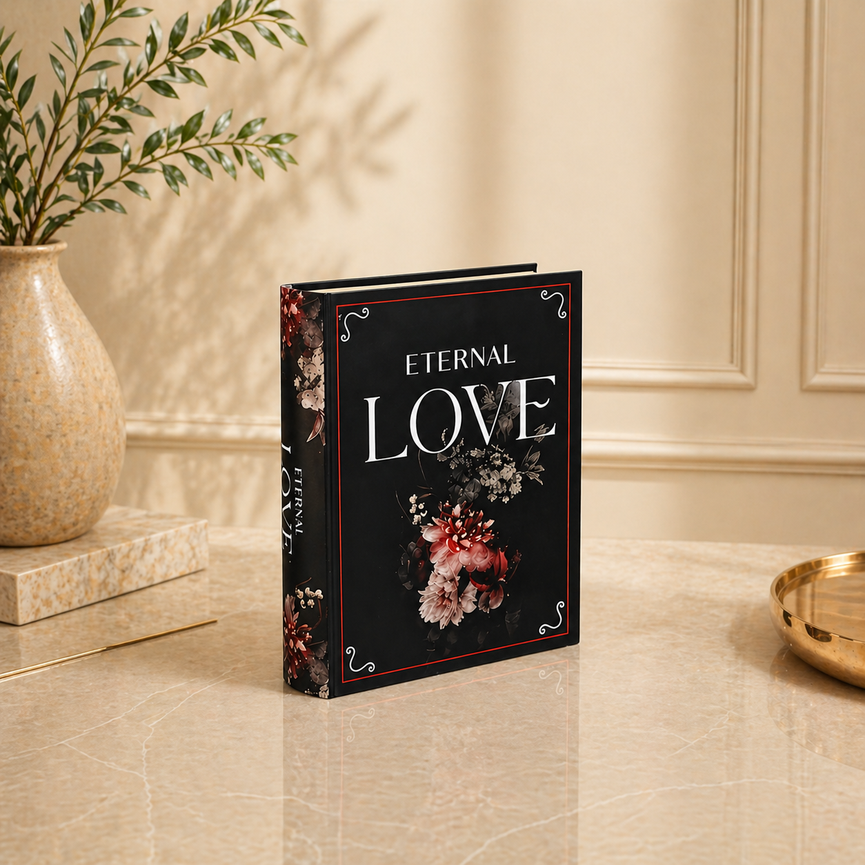 Boîte Livre de Rangement « Eternal Love »