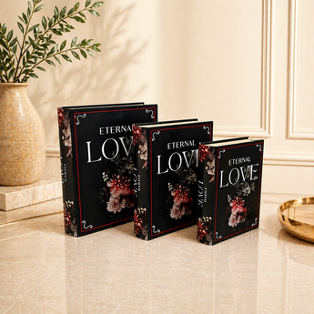Luxury Book Storage Box “Eternal Love” | Hidden Safe Decorative Book