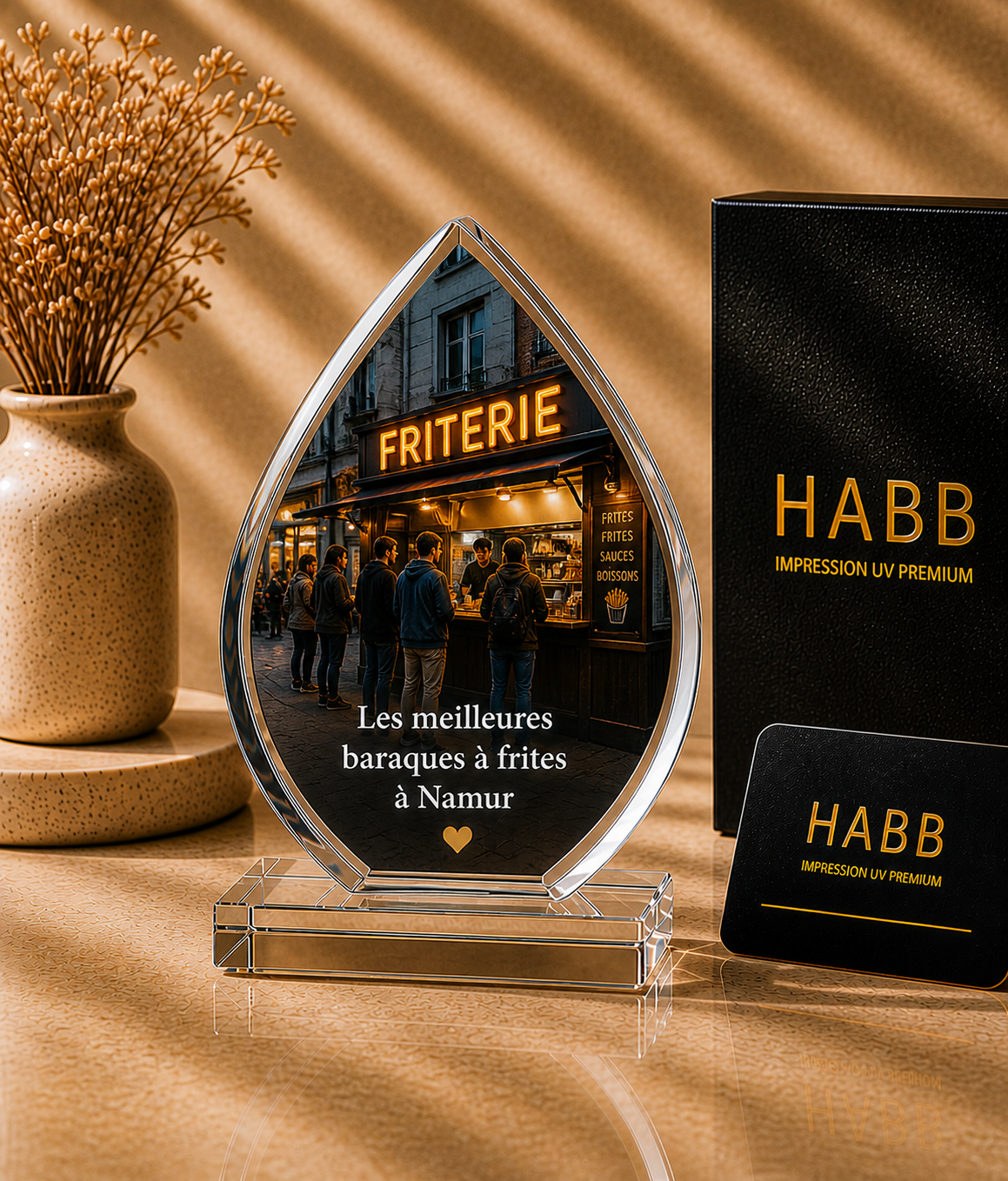 Cadre Photo Cristal Goutte