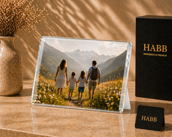 Cadre Photo Verre Courbé Personnalisé