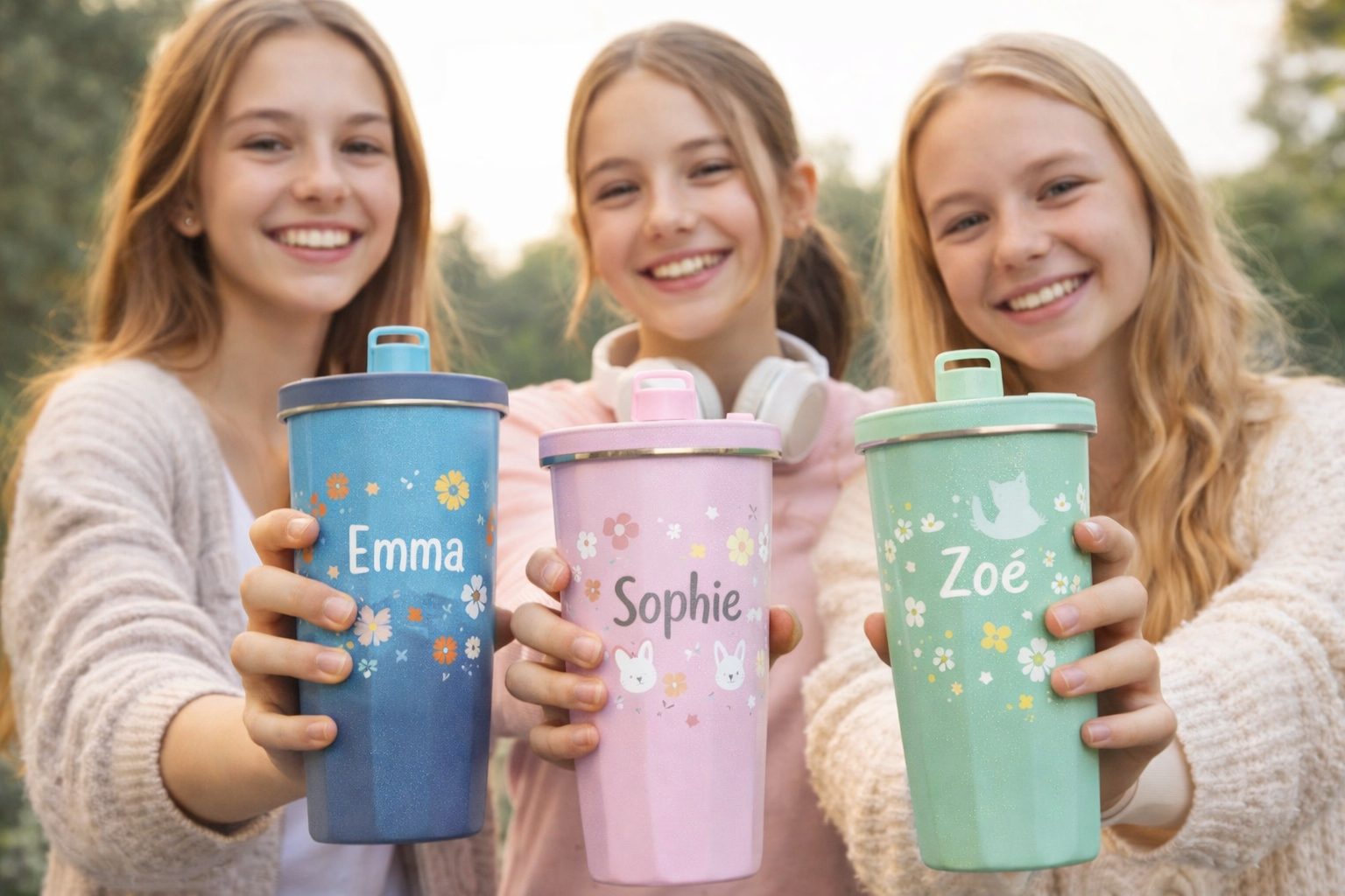 Gourde FLAIR 2.0 avec paille rétractable