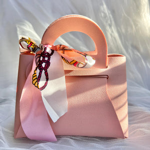 Boîte cadeau en cuir PU – Couleur Rose