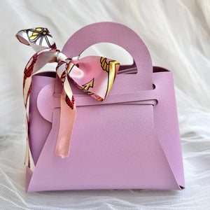 Boîte cadeau en cuir PU – Couleur Violet