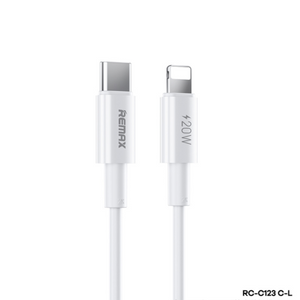 Câble USB-C vers Lightning 20W / 30W – 2 m – Couleur Blanc