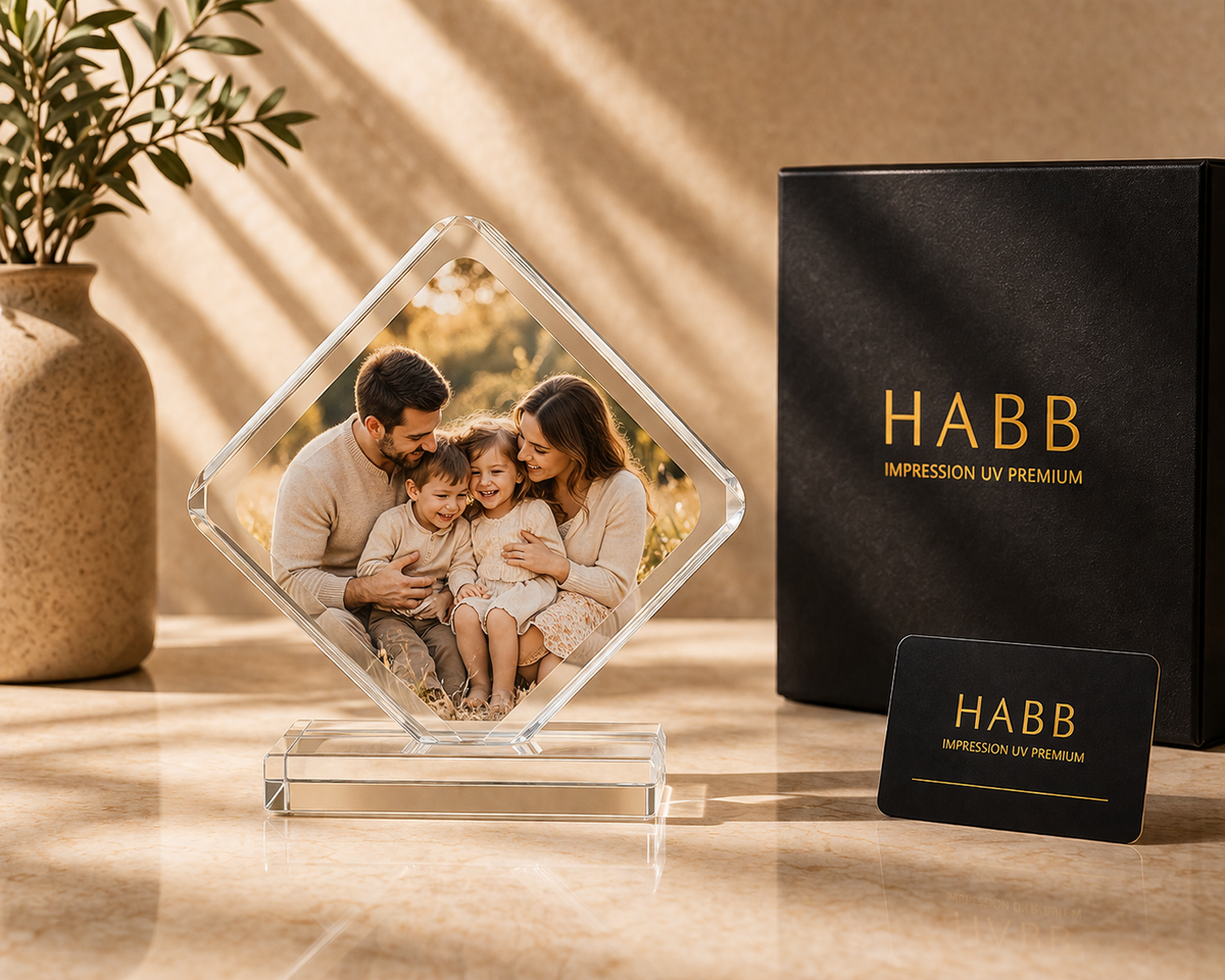 Cadre Photo Cristal Rhombus