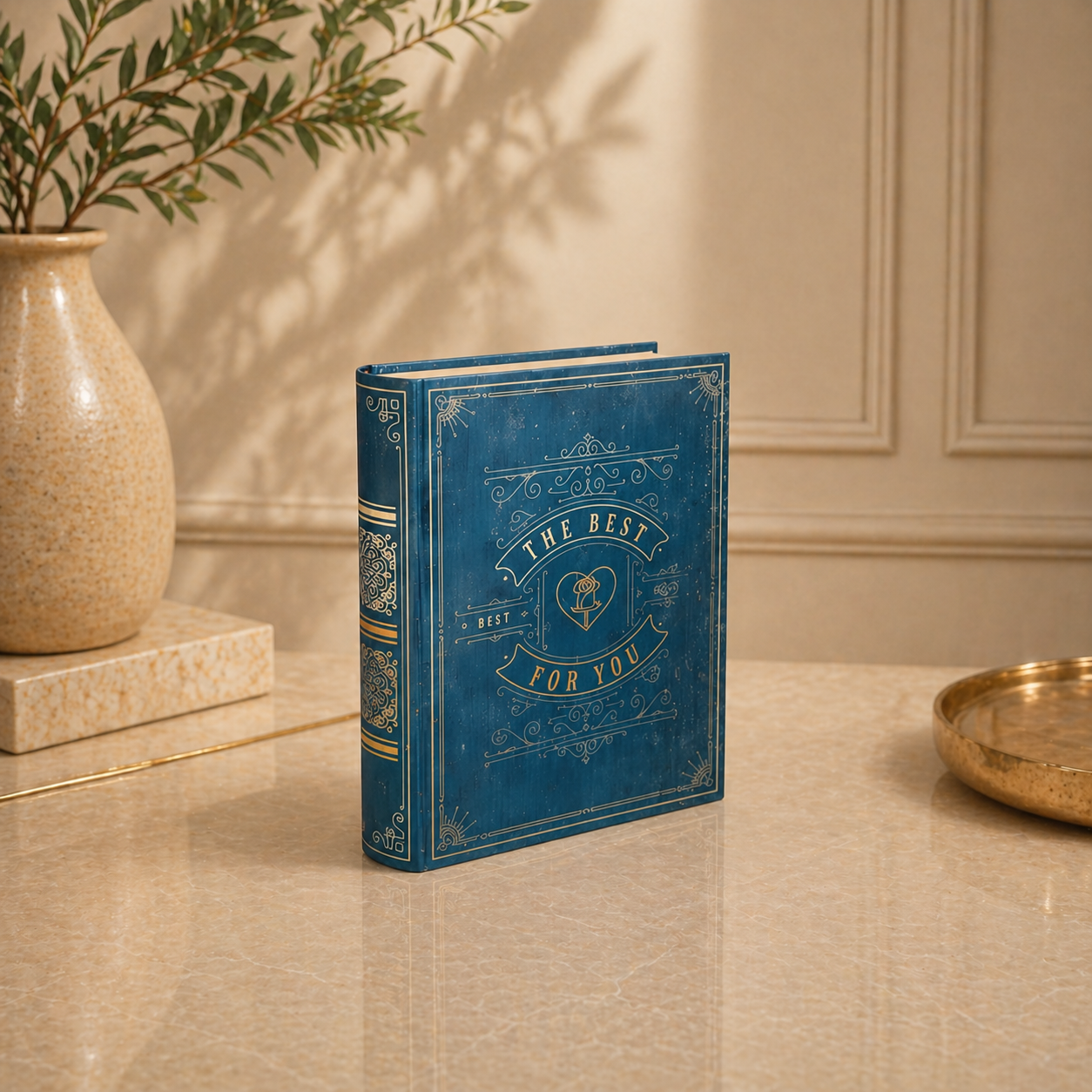 The Best for You - Lot de 3 Boîtes à Livres Décoratives.
