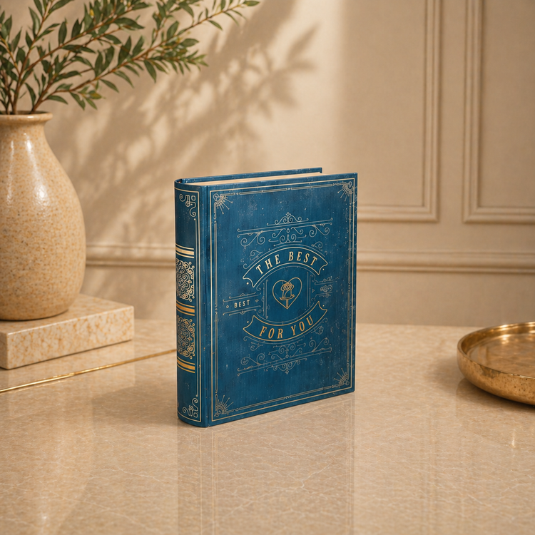 The Best for You - Set of 3 Decorative Book Boxes