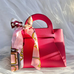 Boîte cadeau en cuir PU – Couleur Rouge