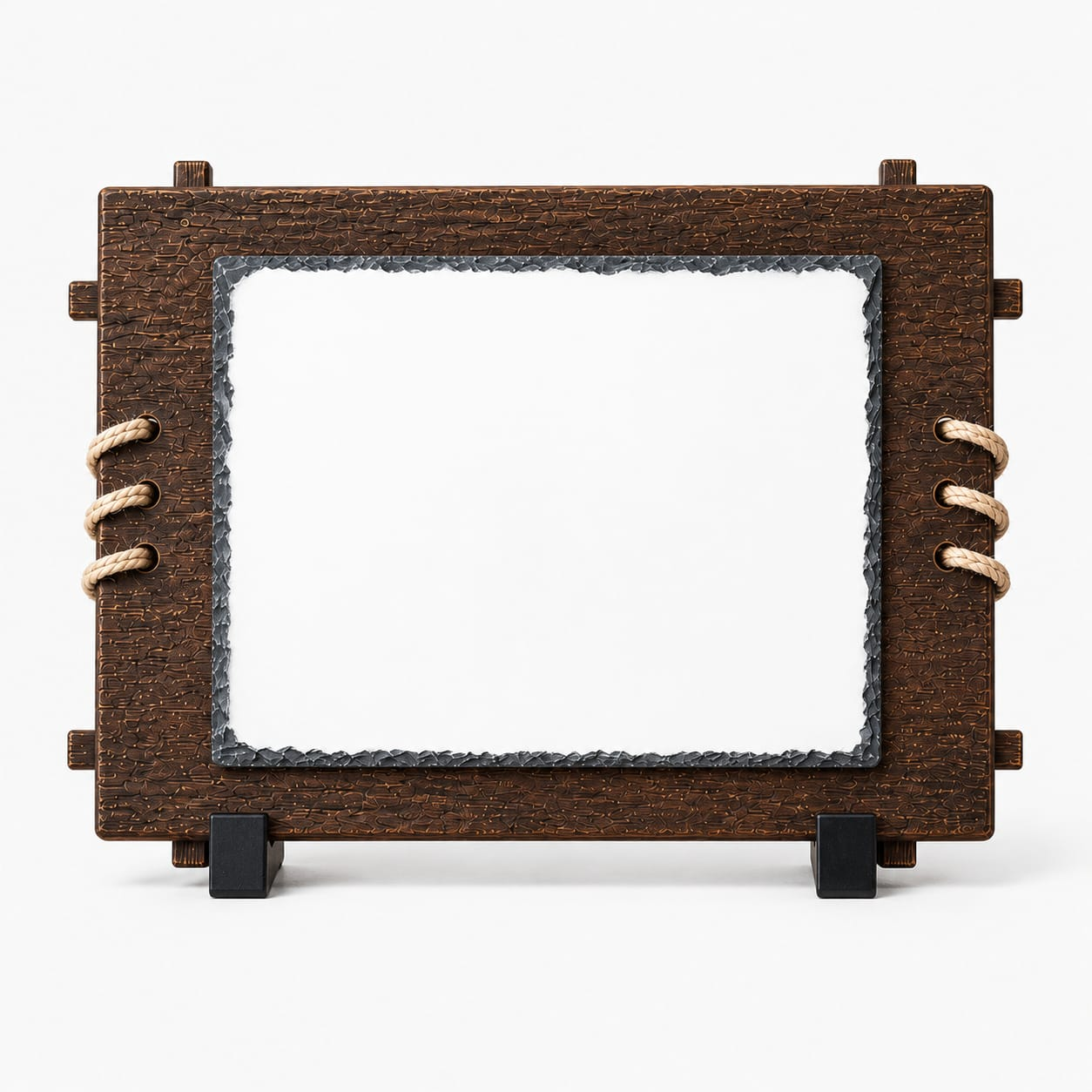Cadre Photo Ardoise Bois vierge